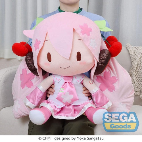 Character Vocal Series 01: Hatsune Miku peluche Fuwa Petit Sakura Miku Dodeka Jumbo 50 cm
