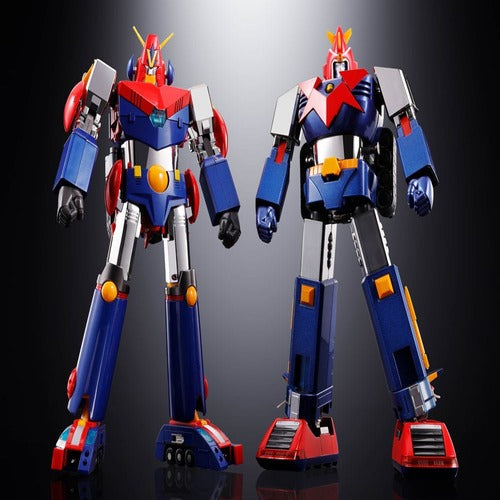 Super Electromagnetic Machine Voltes V figurine Diecast Soul of Chogokin GX50-SP Com-Battler V Chogokin 50th Anniversary Ver. 25 cm
