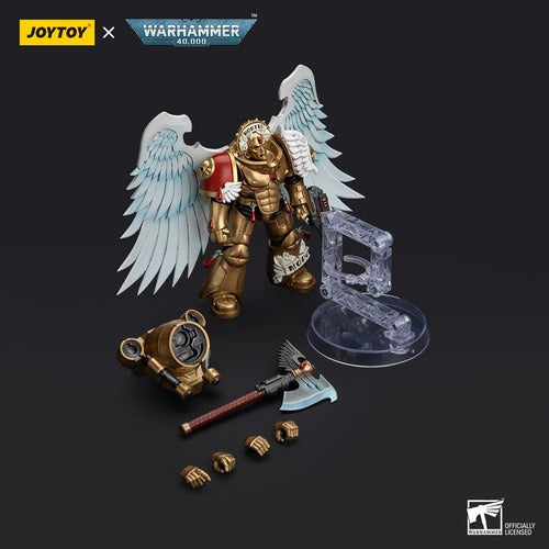 Warhammer 40,000 figurine 1/18 Blood Angels Sanguinary Guard with Encarmine Axe and Inferno Pistol 12 cm