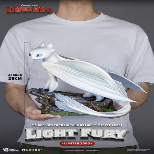 Dragons 3 statuette Master Craft Light Fury 29 cm