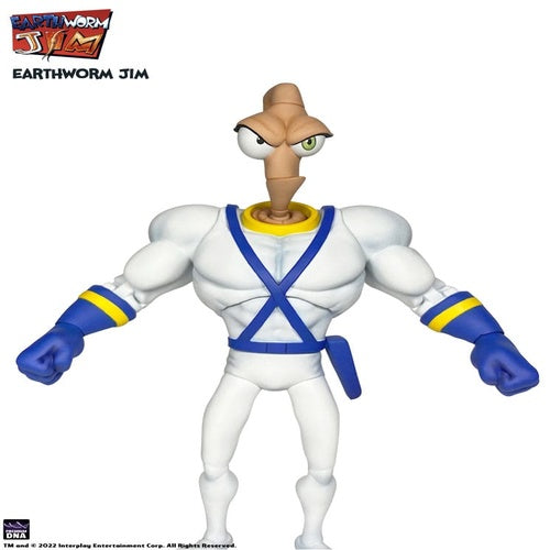 Earthworm Jim Actionfigur Wave 1: Earthworm Jim & Snot 15 cm