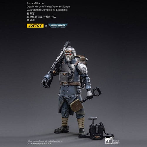 Warhammer 40k figurine 1/18 Death Korps of Krieg Veteran Squad Guardsman Demolitions Specialist 10 cm
