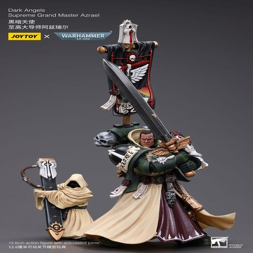 Warhammer 40k figurine 1/18 Dark Angels Supreme Grand Master Azrael 13 cm
