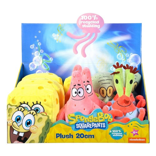 Bob l´éponge assortiment peluches 20 cm (12)