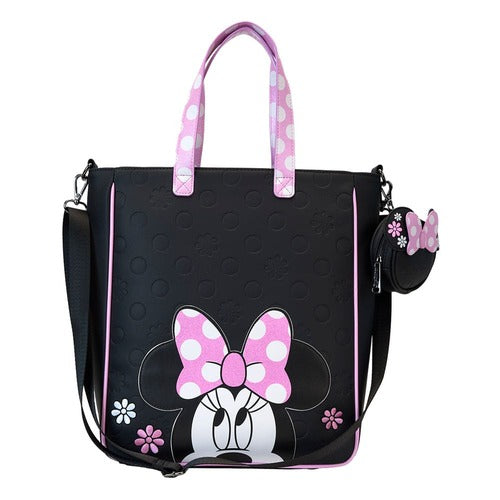 Disney by Loungefly Sac à bandoulière avec porte-monnaie Minnie Floral Rock the Dots