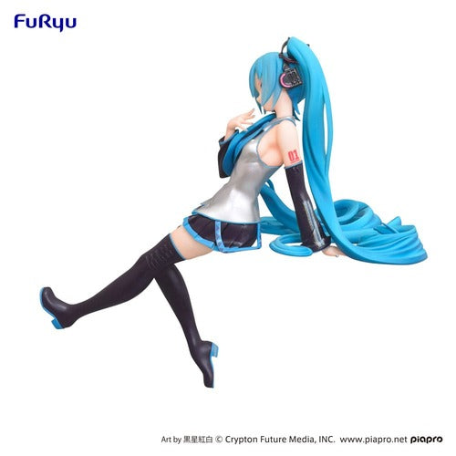 Hatsune Miku statuette PVC Noodle Stopper Kuroboshi Kouhaku Ver. (re-run) 14 cm
