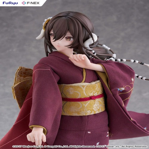 Azur Lane F:Nex statuette PVC 1/4 Mikasa blue flower komachi Ver. Japanese Doll 43 cm