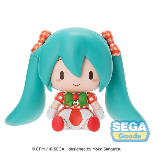Character Vocal Series 01: Hatsune Miku figurine Fuwa Petit Chibi Hatsune Miku x Love and Berry Dress Up and Dance! Lovely Strawberry 8 cm