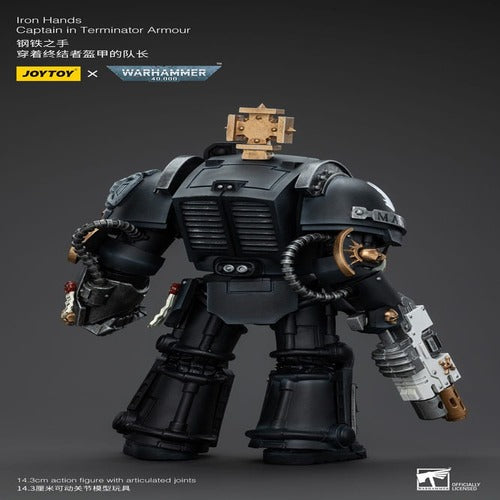 Warhammer 40k figurine 1/18 Iron Hands Captain in Terminator Armour 14 cm