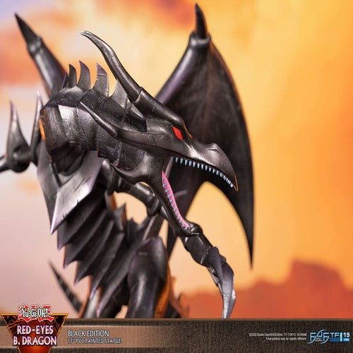 Yu-Gi-Oh! statuette PVC Red-Eyes B. Dragon Black Colour 33 cm