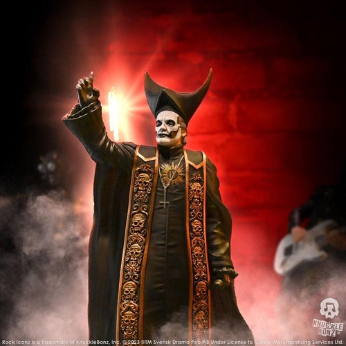 Ghost statuette Rock Iconz 1/9 Papa Emeritus IV (Black Robes) 22 cm
