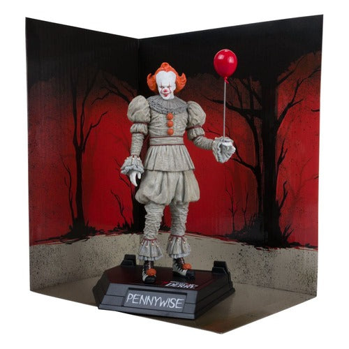 Welcome to Derry statuette PVC Movie Maniacs Pennywise (Gold Label) 16 cm