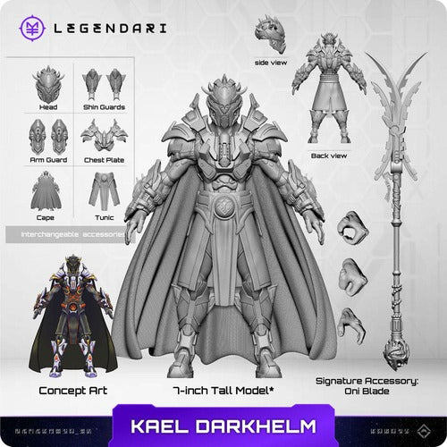 Legendari figurine 1/10 Kael Darkhelm 18 cm