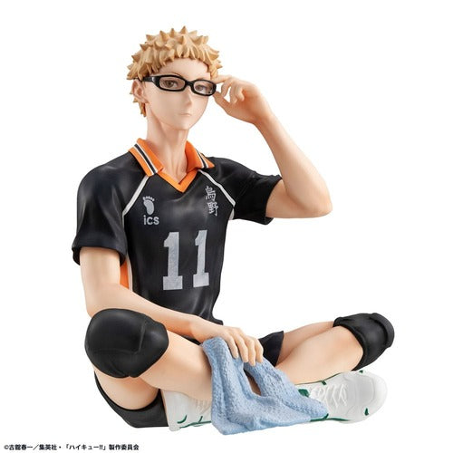 Haikyu!! G.E.M. Series statuette PVC Kei Tsukishima Palm Size 9 cm