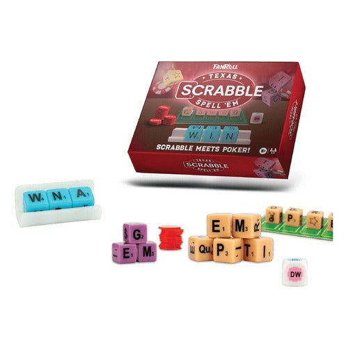 FanRoll Hasbro Jeu Scrabble Texas Spell Em
