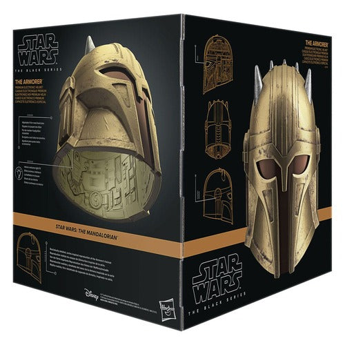 Star Wars: The Mandalorian Black Series casque electronique The Armorer
