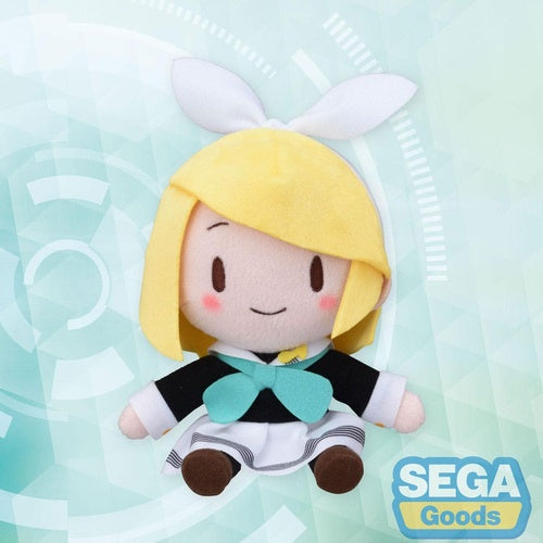 Character Vocal Series 02: Kagamine Rin/Len peluche Fuwa Petit Mini Kagamine Rin Uniform Ver. (EX) 16 cm