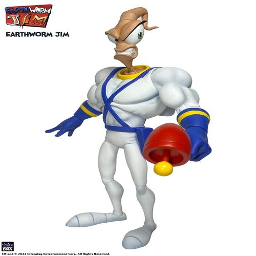 Earthworm Jim Actionfigur Wave 1: Earthworm Jim & Snot 15 cm