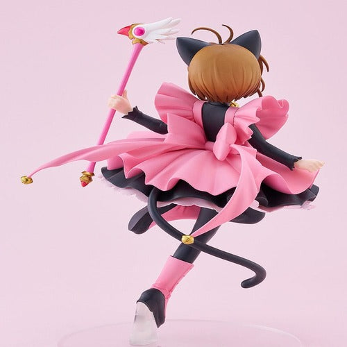 Cardcaptor Sakura statuette PVC Pop Up Parade Sakura Kinomoto: Black Cat Costume Ver. L Size 22 cm