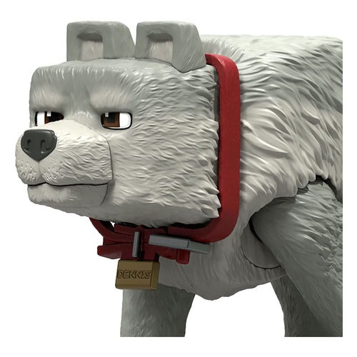 Ein Minecraft Film Actionfigur Dennis der Wolf 10 cm