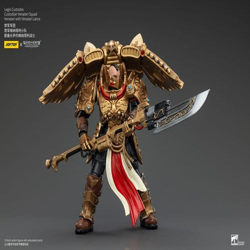 Warhammer The Horus Heresy figurine 1/18 Legio Custodes Custodian Venatari Squad Venatari with Venatari Lance 13 cm