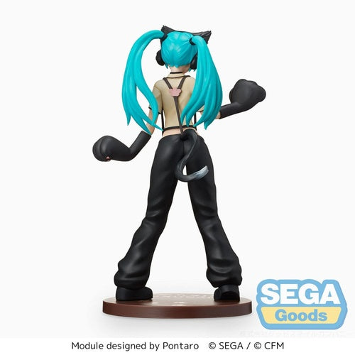 Hatsune Miku Project DIVA Arcade Future Tone statuette PVC SPM Hatsune Miku Kitty Cat 23 cm