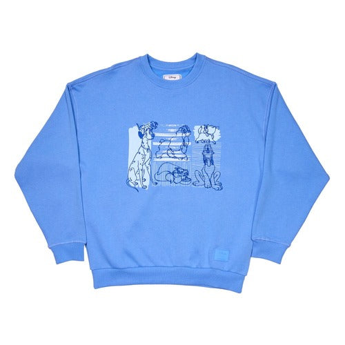 Disney by Loungefly Sweatshirt Unisexe Dogs & Cats Oversized Crewneck (M)