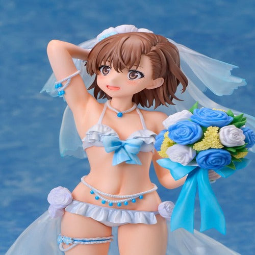 A Certain Scientific Railgun T statuette PVC 1/7 Mikoto Misaka Wedding Swimsuit Ver. 25 cm