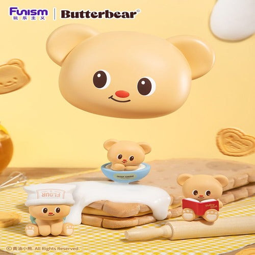 Butterbear présentoir packs de 3 mini-figurines Baked with Love Series Chubby Face 9 cm (6)