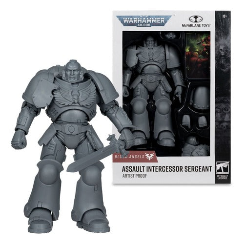 Warhammer 40,000 figurine Assault Intercessor Sergeant (Blood Angel) (Artist Proof) 18 cm