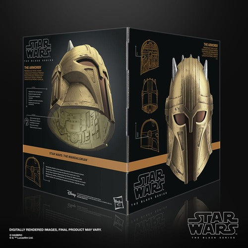 Star Wars: The Mandalorian Black Series casque electronique The Armorer