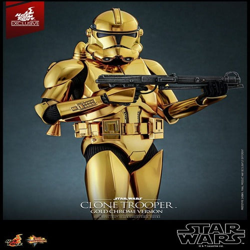 Star Wars figurine 1/6 Clone Trooper (Gold Chrome Version) Exclusive 30 cm