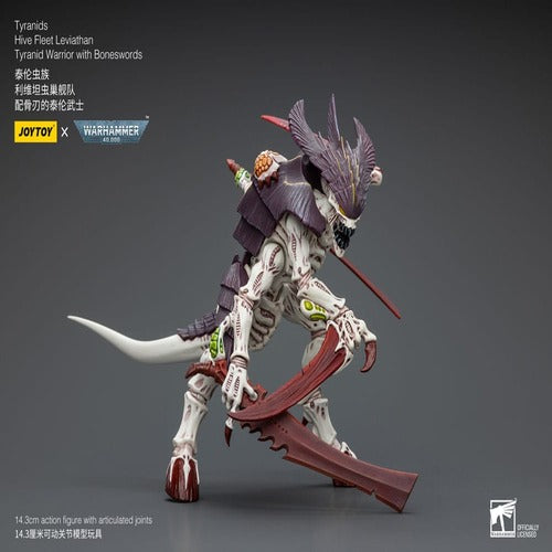 Warhammer 40k figurine 1/18 Tyranids Hive Fleet Leviathan Tyranid Warrior with Boneswords 12 cm