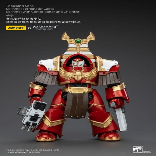Warhammer The Horus Heresy figurine 1/18 Thousand Sons Sekhmet Terminator Cabal Sekhmet with Combi-Bolter and Chainfist 14 cm