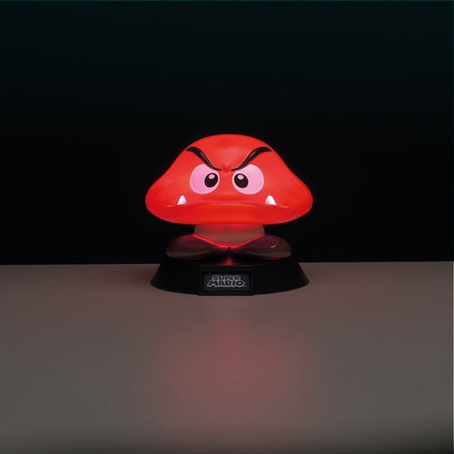 Super Mario veilleuse 3D Goomba 10 cm