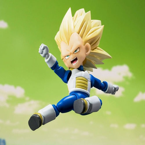 Dragon Ball figurine S.H.Figuarts Super Saiyan Level 3 Vegeta (mini) Daima 8 cm