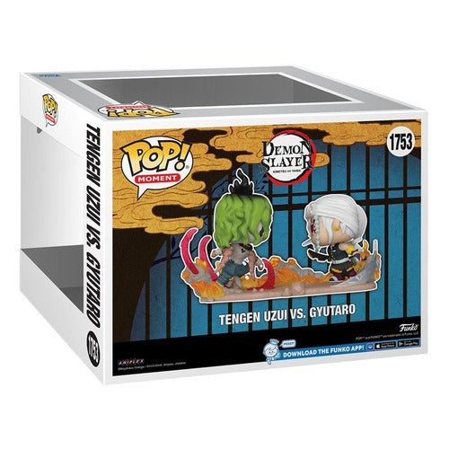 Demon Slayer: Kimetsu no Yaiba POP Moments Vinyl figurines Tengen Vs Gyutaro 9 cm