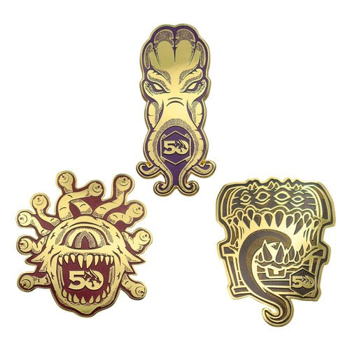 Dungeons & Dragons Ansteck-Pins 3er-Set 50th Anniversary