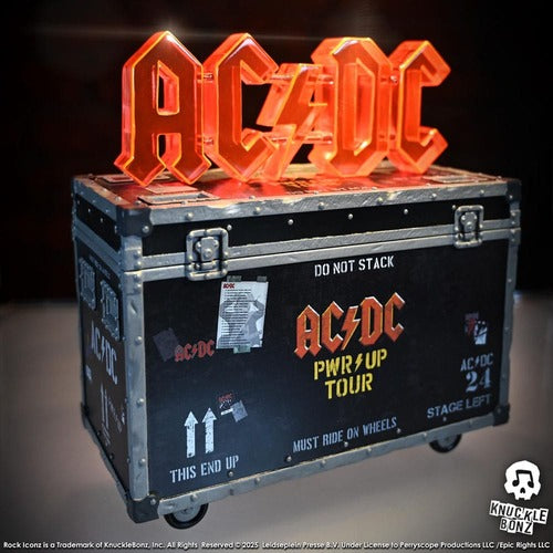AC/DC statuette Rock Ikonz On Tour PWR UP Tour Road Case
