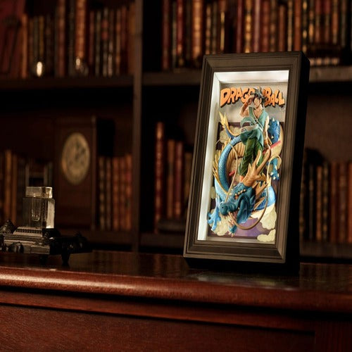 Dragon Ball Z Tamashii Art 3D Relief-Bild Son Goku & Dragon 27 cm