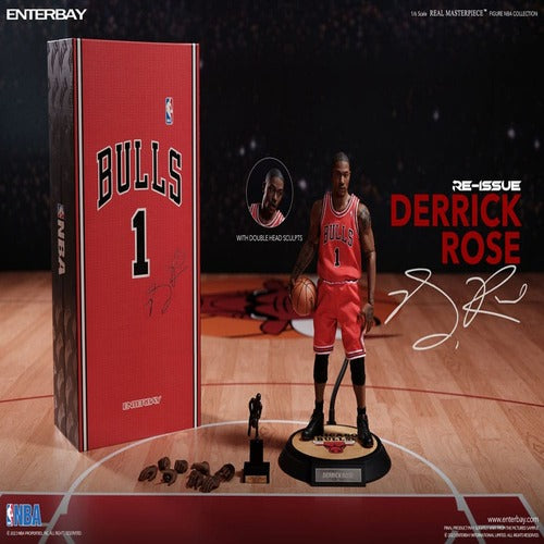 NBA Collection figurine Real Masterpiece 1/6 Derrick Rose Limited Retro Edition 30 cm