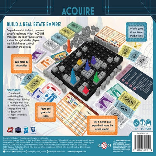 Avalon Hill jeu de plateau Acquire *ANGLAIS*