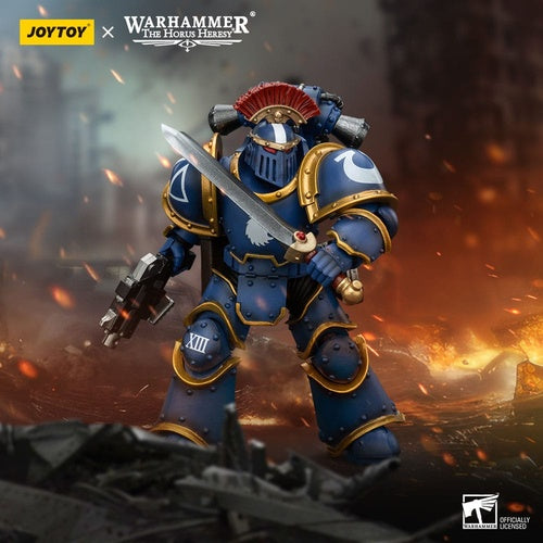 Warhammer The Horus Heresy Actionfigur 1/18 Ultramarines Legion MKIII Tactical Squad Sergeant with Power Sword 12 cm