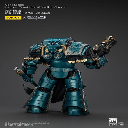 Warhammer The Horus Heresy figurine Alpha Legion Lernaean Terminator with Volkite Charger 20 cm