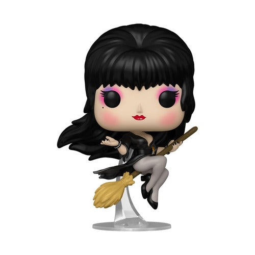 Elvira POP! Icons Vinyl Figurine Elvira Broom 9 cm