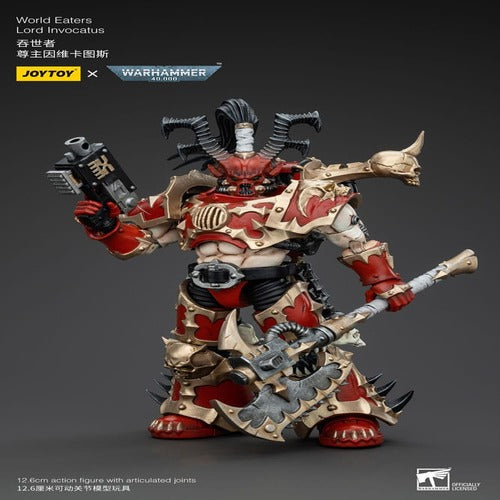 Warhammer 40k figurine 1/18 World Eaters Lord Invocatus 13 cm