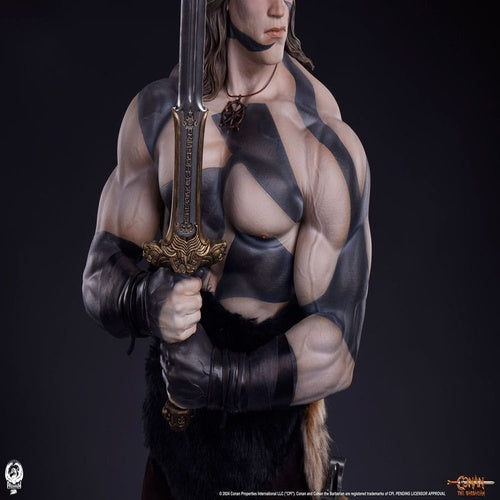 Conan der Barbar Elite Series Statue 1/2 Conan Warpaint Edition 116 cm