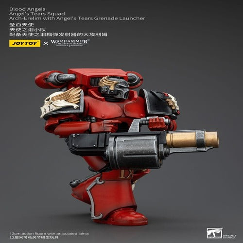 Warhammer The Horus Heresy figurine 1/18 Blood Angels Angel's Tears Squad Arch-Erelim with Angel's Tears Grenade Launcher 12 cm