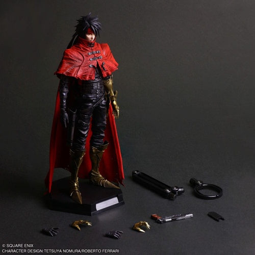 Final Fantasy VII Rebirth Play Arts Kai figurine Vincent Valentine 28 cm