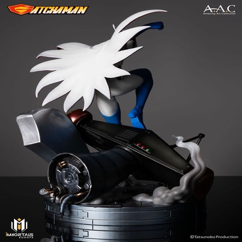 Gatchaman statuette Amazing Art Collection Ken the Eagle, The Leader of the Science Ninja Team 34 cm